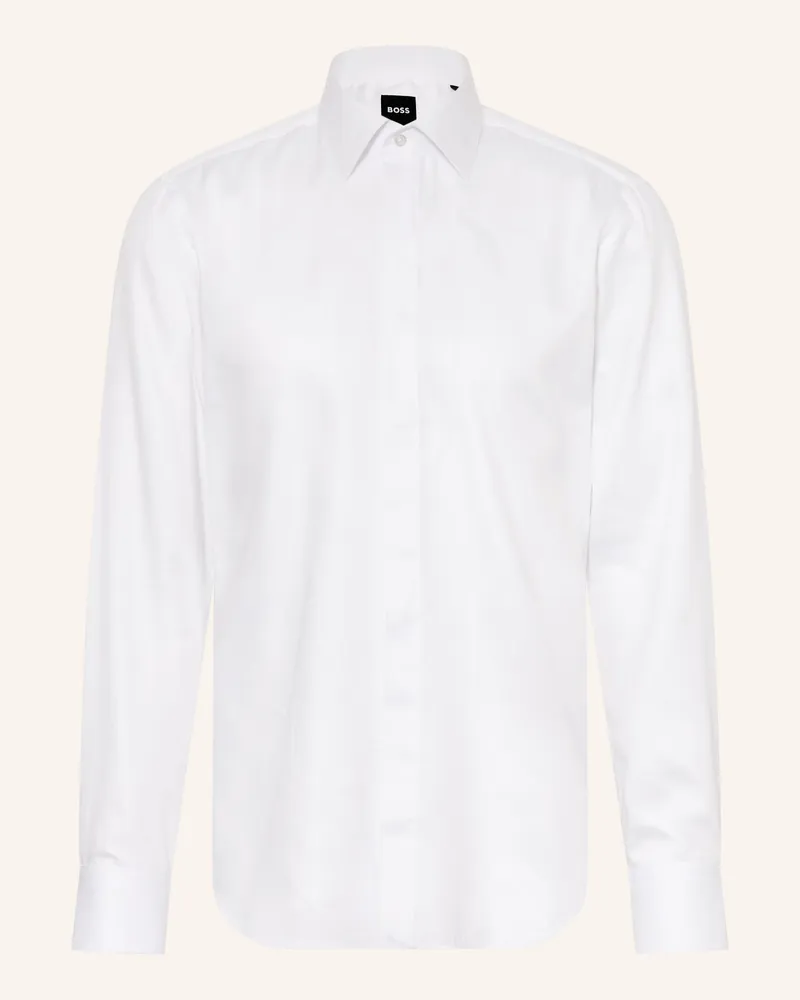 HUGO BOSS Hemd Joe Regular Fit weiss Weiss
