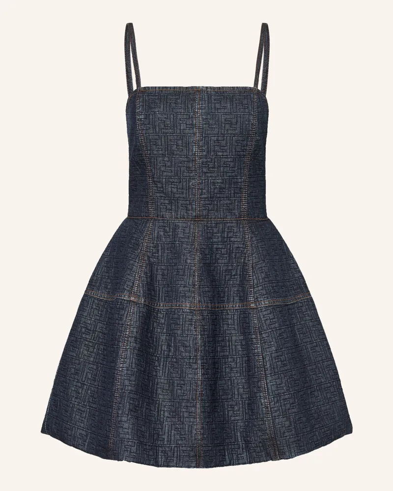 Fendi Kleid In Jeansoptik blau Blau