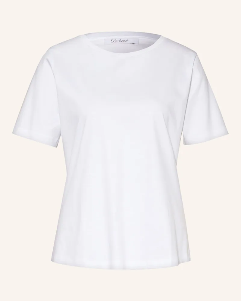 Soluzione T-Shirt weiss Weiss
