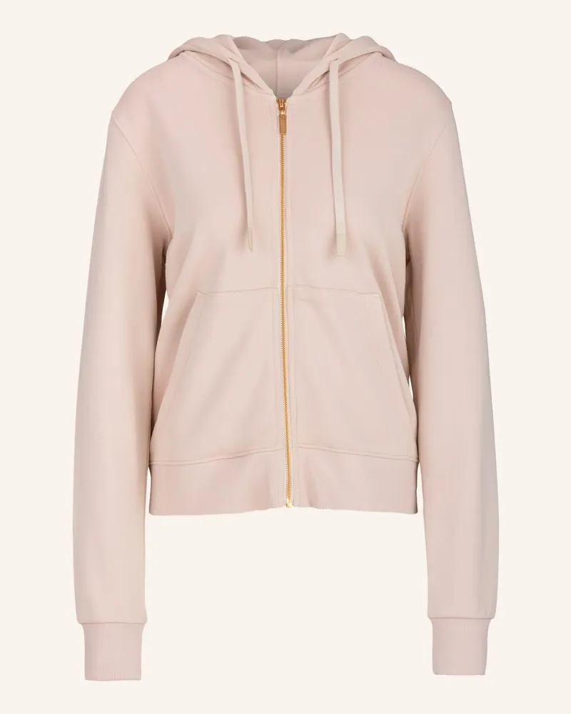 Trusted Handwork Hoodie 1/1-Sleeve Sweat Jacket Pink