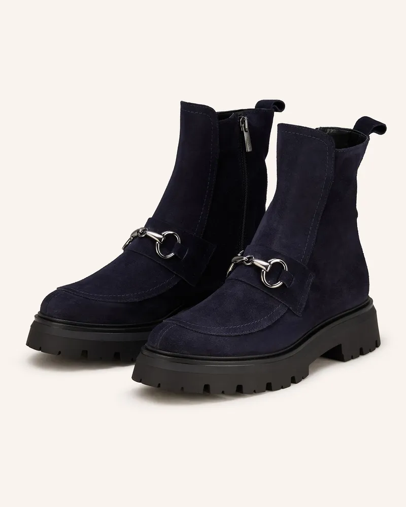 Darling Harbour Plateau-Boots Dunkelblau