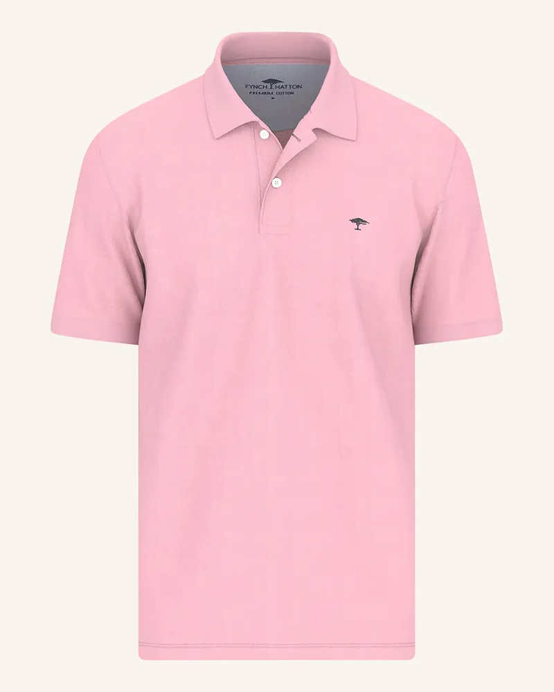 Fynch-Hatton Piqué-Poloshirt Rosa