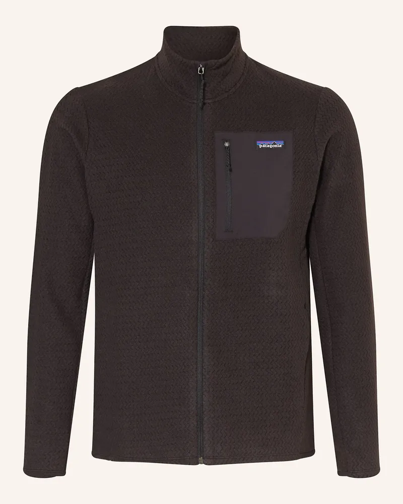 Patagonia Fleecejacke r1 Air schwarz Schwarz