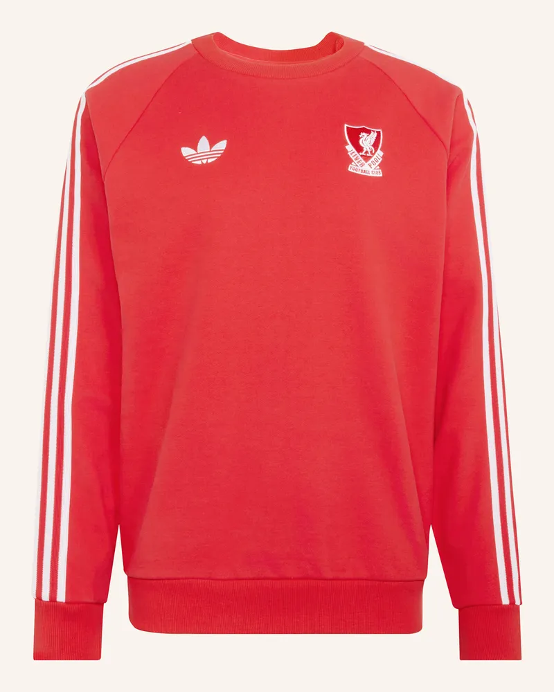 adidas Liverpool Fc Originals Crew Sweatshirt rot Rot
