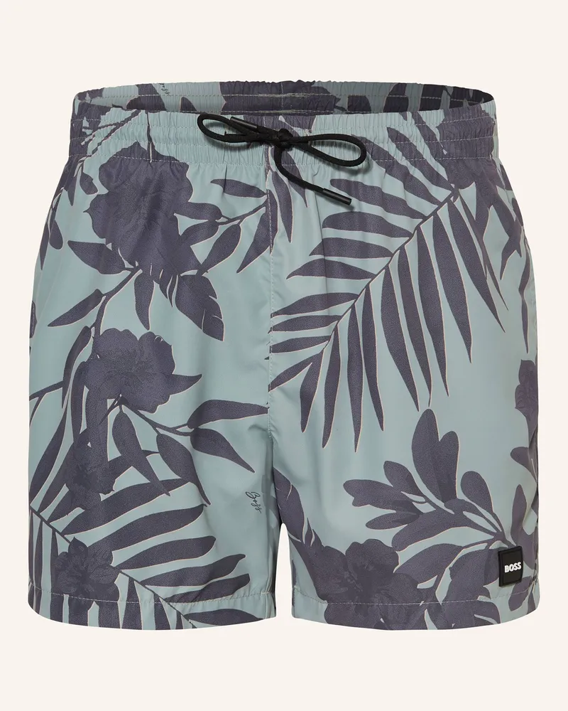 HUGO BOSS Badeshorts PIRANHA Hellgrün