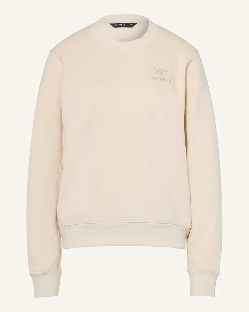 Arc'teryx Arc'teryx Sweatshirt Emblem Crew weiss Creme