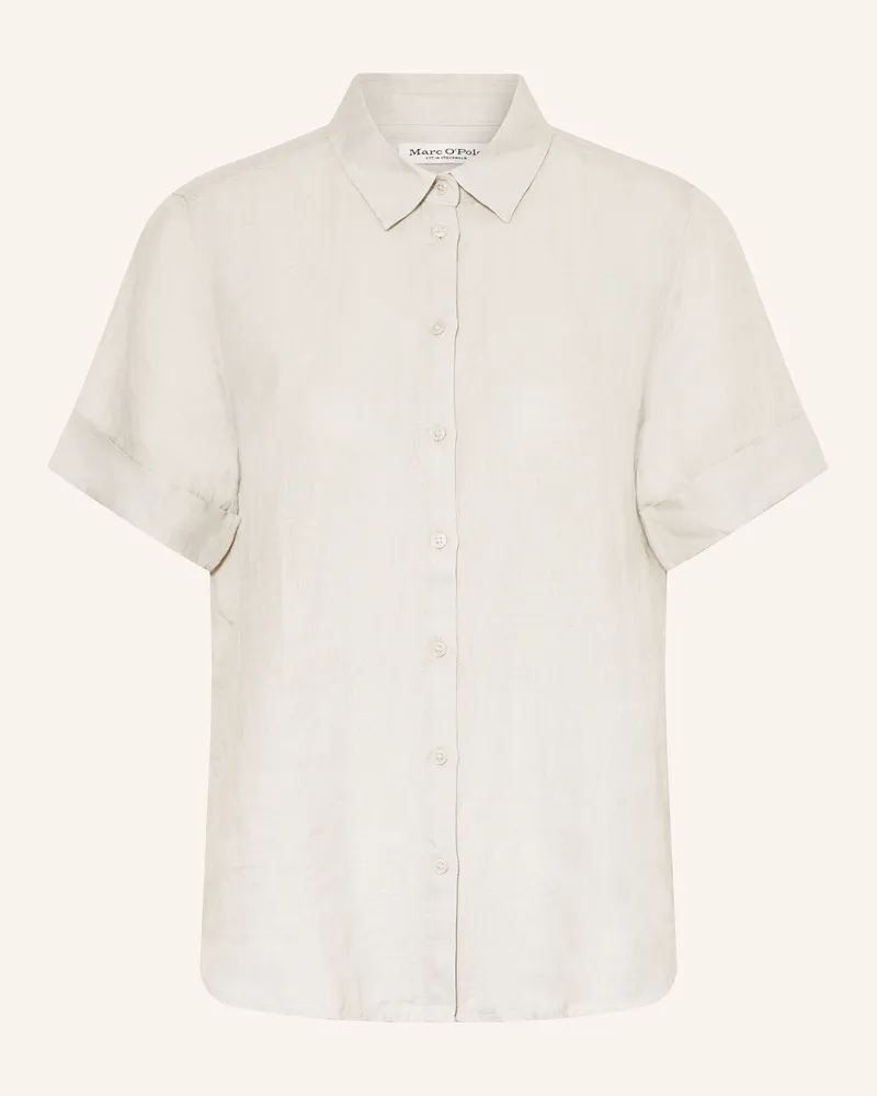 Marc O'Polo Hemdbluse aus Leinen Creme