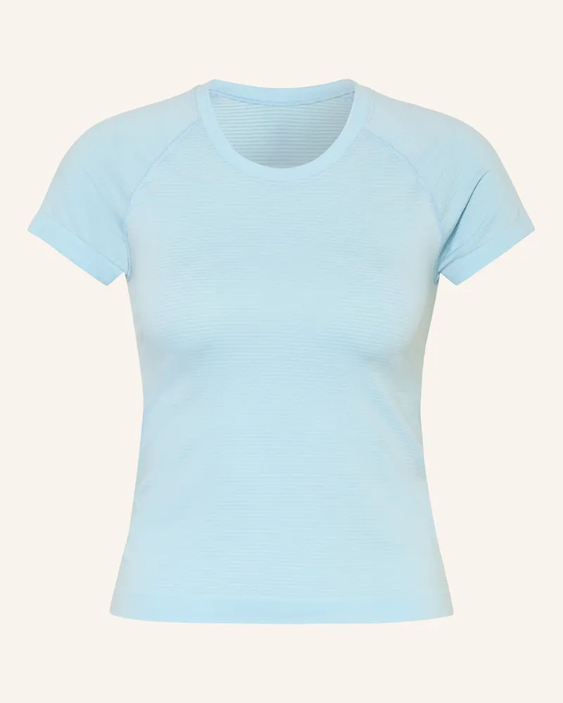 LULULEMON T-Shirt Swiftly Tech 2.0 blau Hellblau