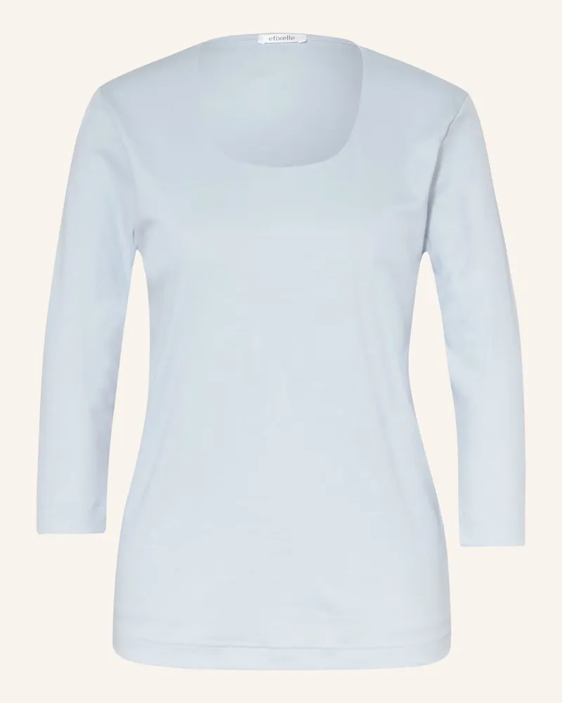 Efixelle Shirt mit 3/4-Arm Blau