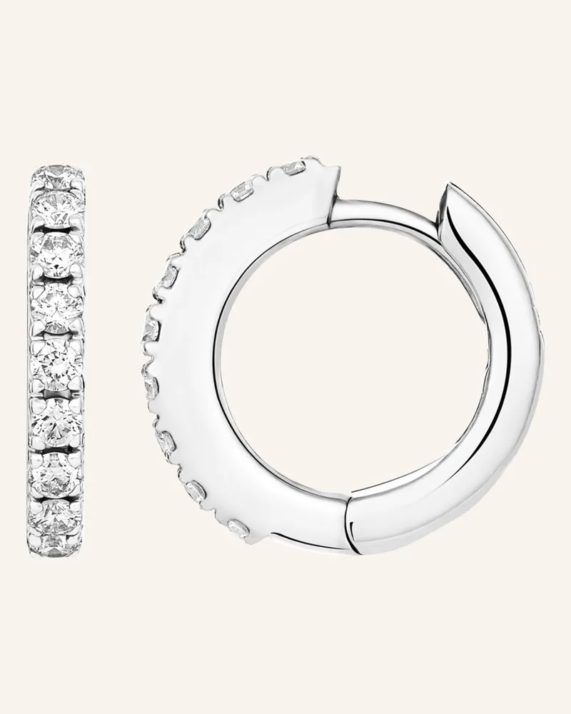 Wempe Fine Jewelry Creole Minimalism silber Weissgold