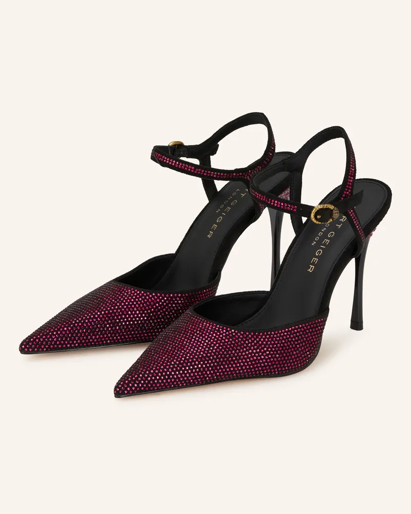 Kurt Geiger Slingpumps Mayfair Mit Schmucksteinen pink Fuchsia