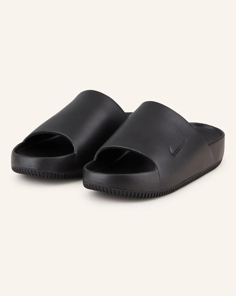 Nike Pantoletten Calm Slide schwarz Schwarz