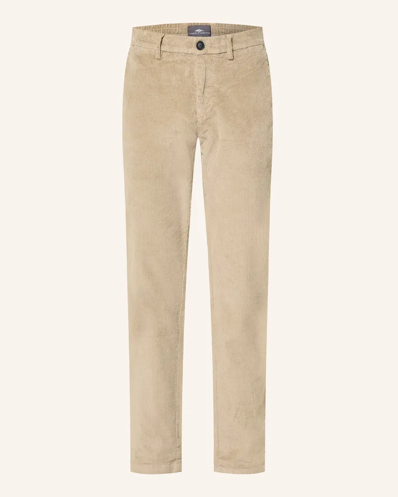 Fynch-Hatton Cordchino Regular Fit Hellbraun