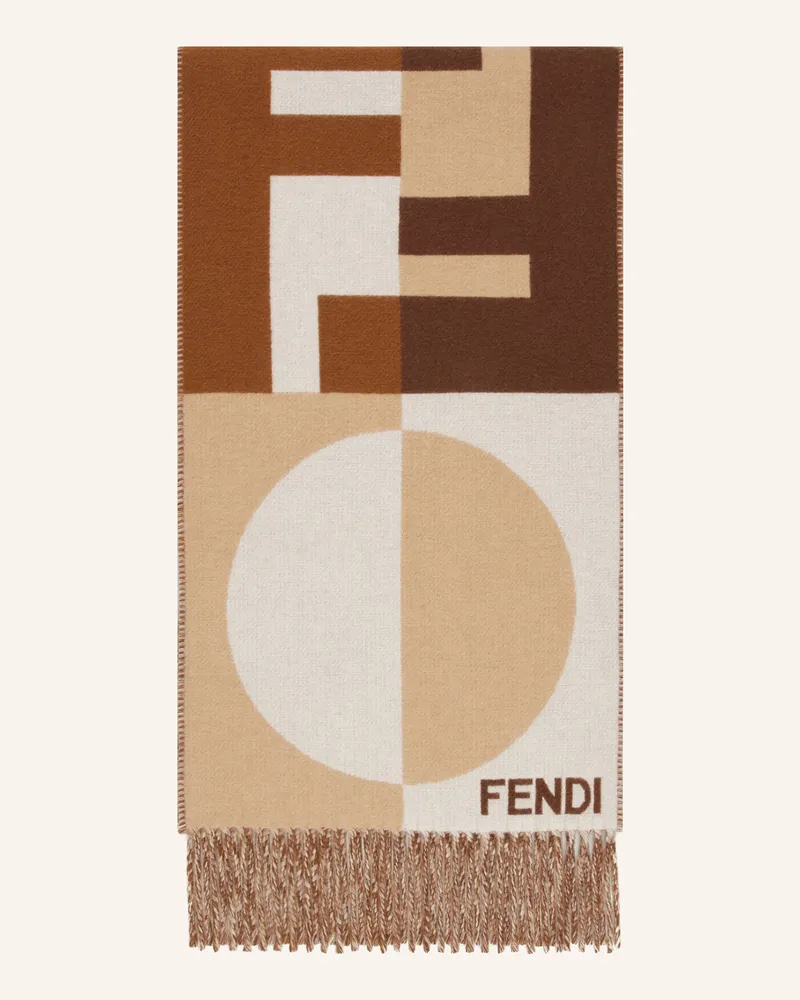 Fendi Schal beige Camel