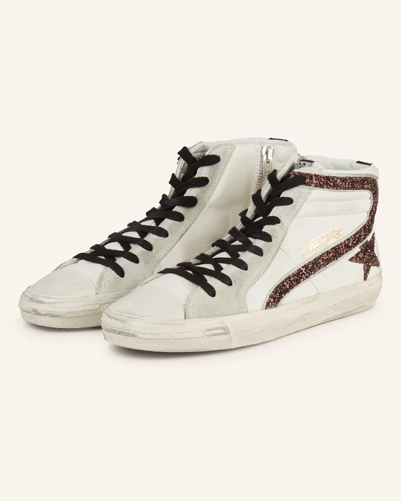 Golden Goose Hightop-Sneaker SLIDE Weiss