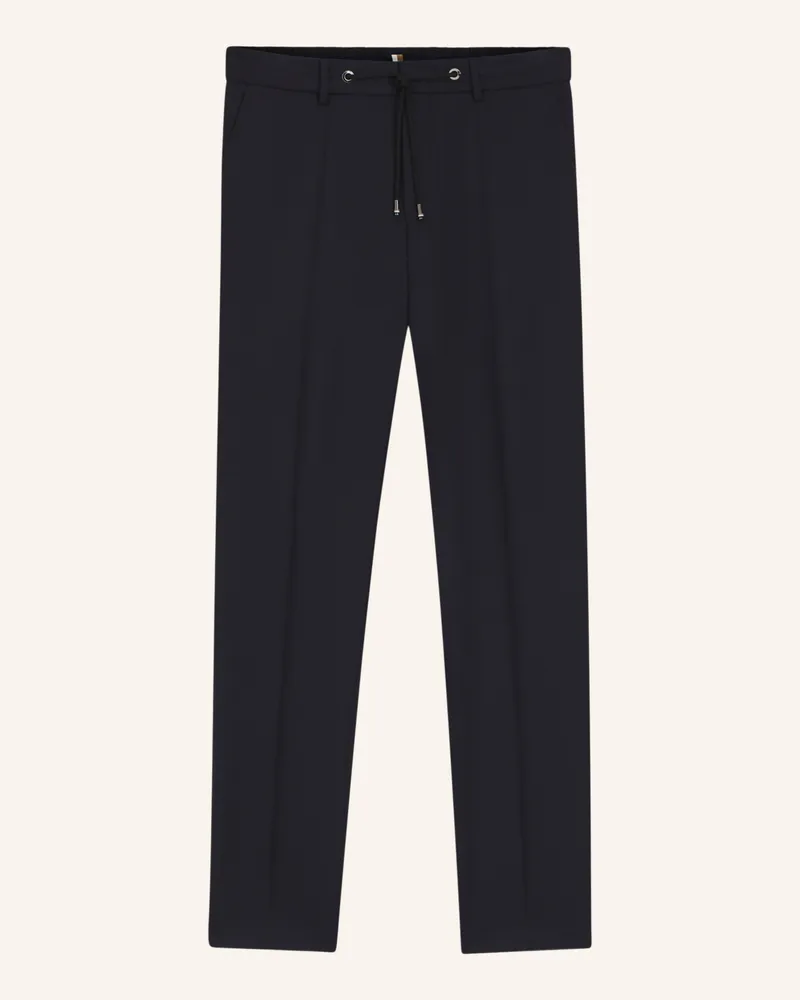 HUGO BOSS Business Hose H-GENIUS-DS-B1 Slim Fit Dunkelblau