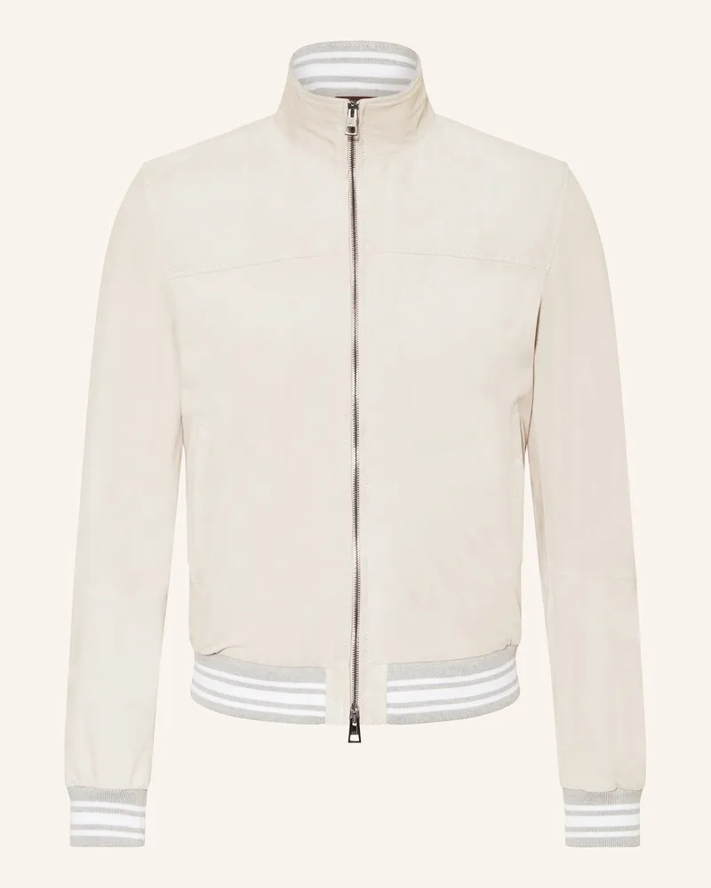 Manzoni 24 Lederblouson Beige