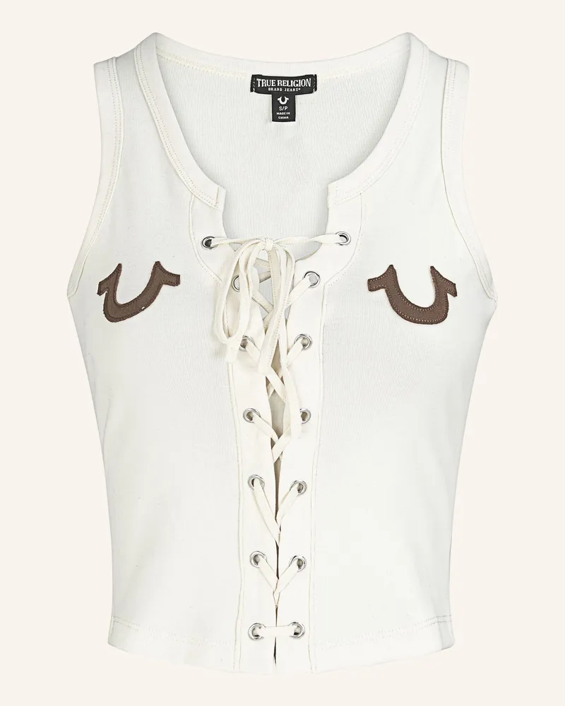 True Religion Tankshirt Weiss