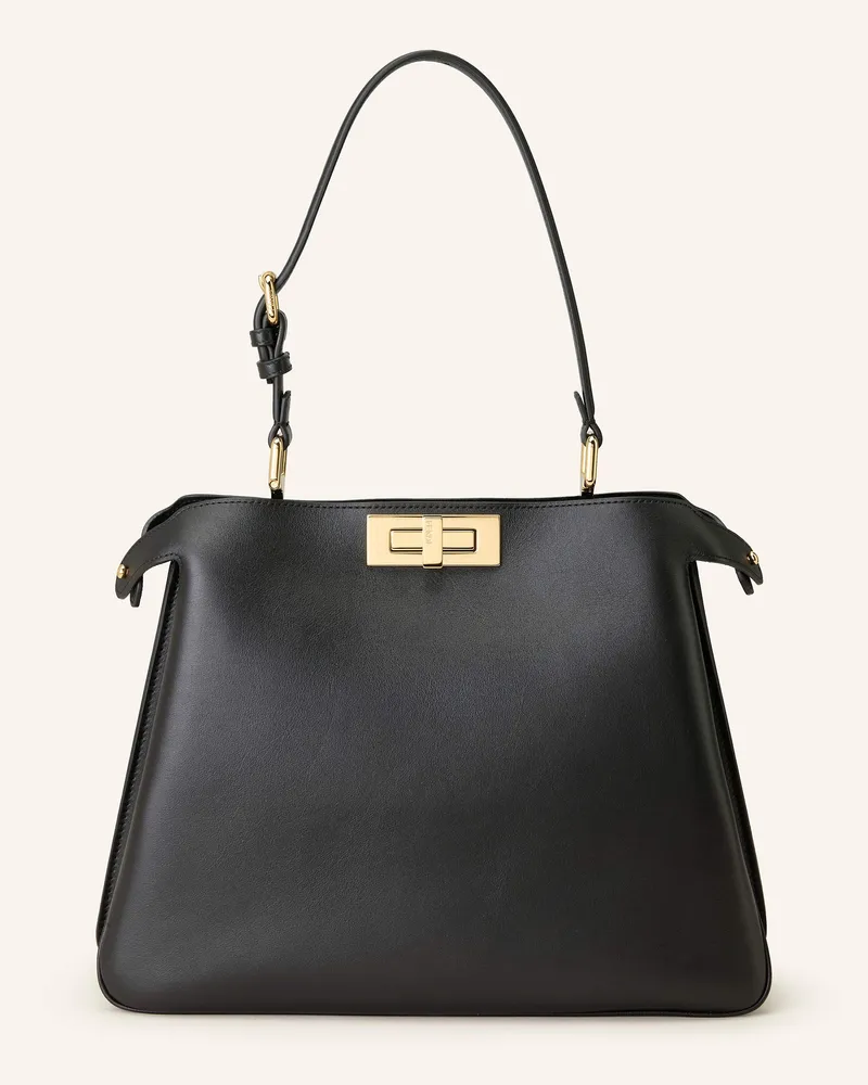 Fendi Handtasche Peekaboo schwarz Schwarz