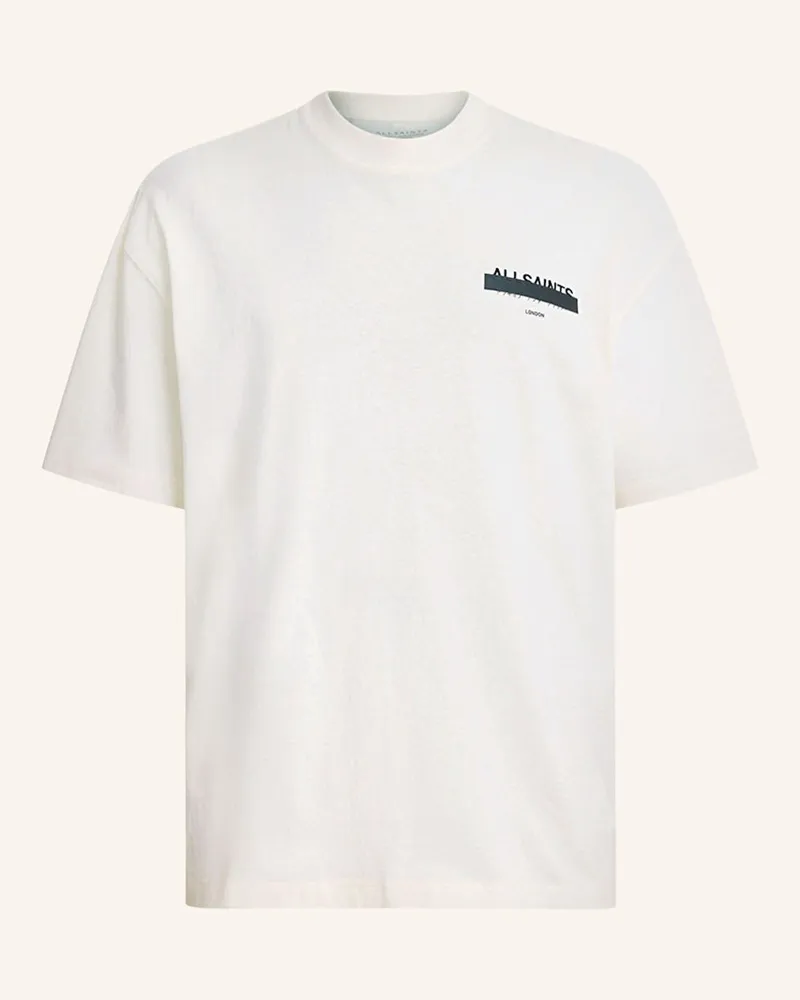 AllSaints T-Shirt REDACT Weiss