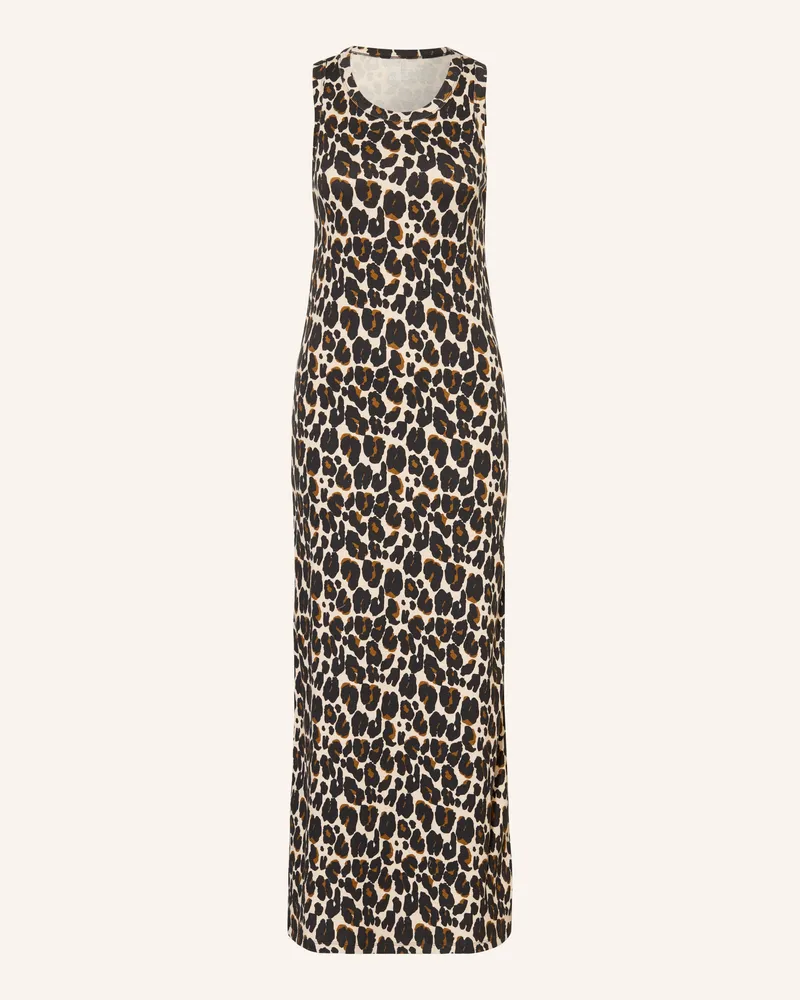 Majestic Jerseykleid braun Beige