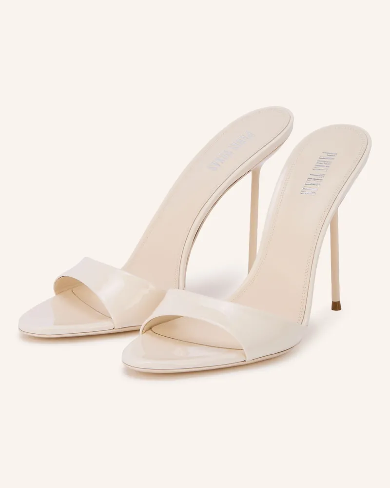 Paris Texas Mules Lidia weiss Creme