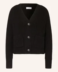 Darling Harbour Strickjacke mit Cashmere Schwarz