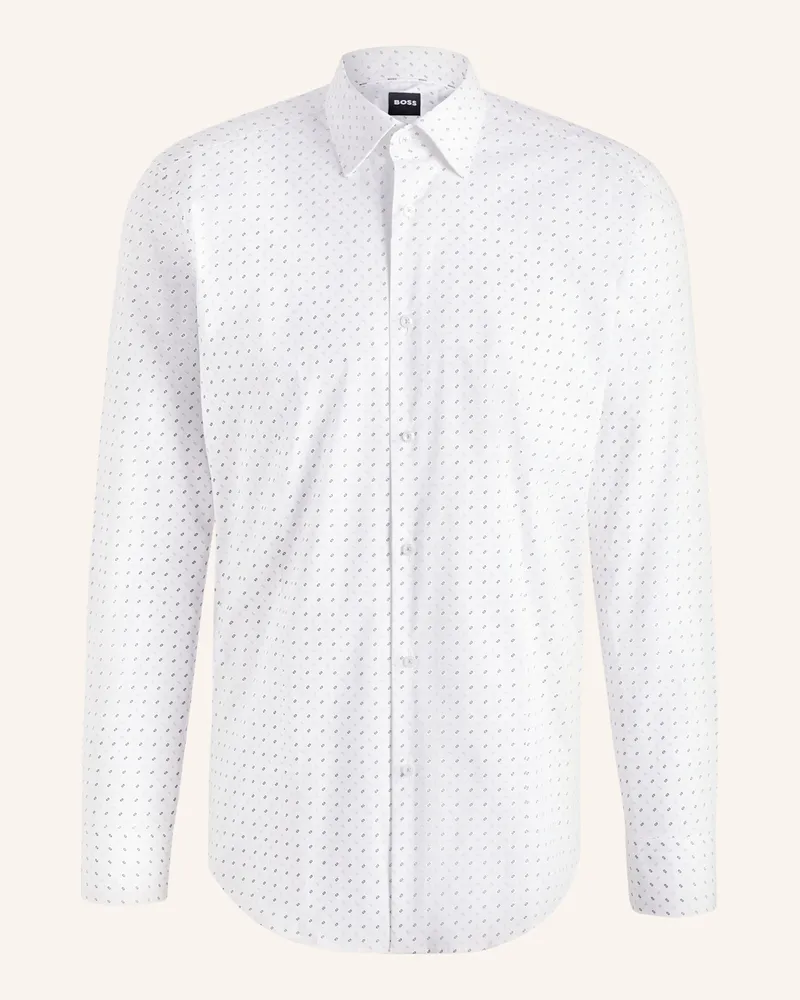 HUGO BOSS Hemd JOE Regular Fit Weiss