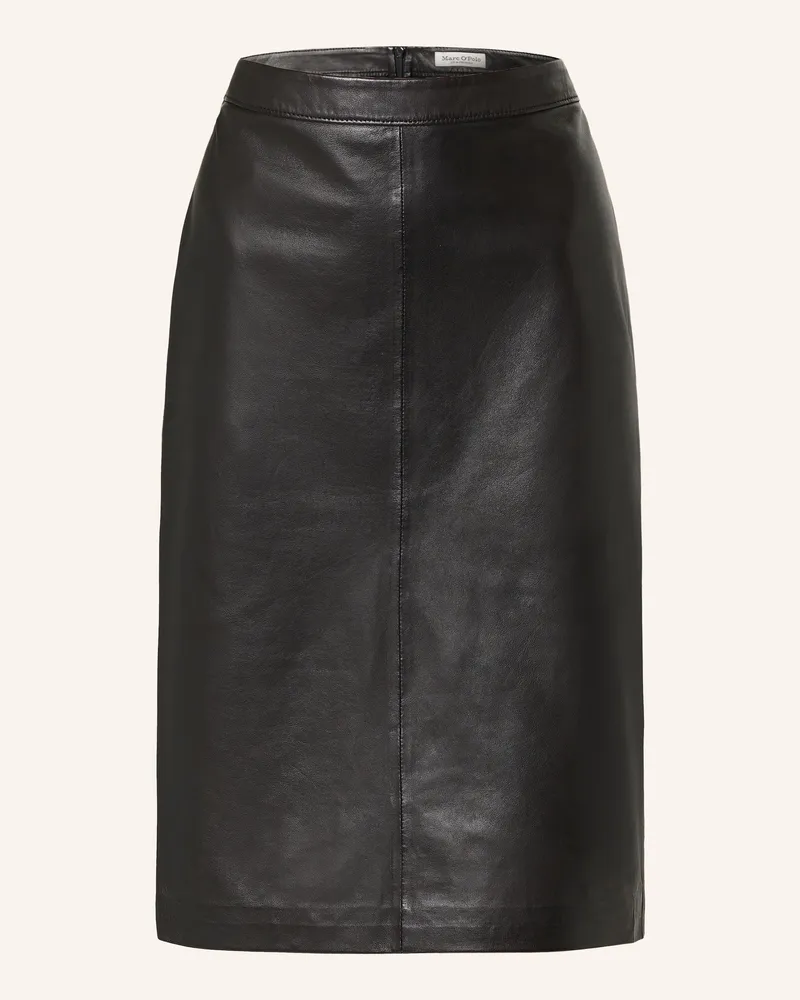 Marc O'Polo Lederrock Schwarz