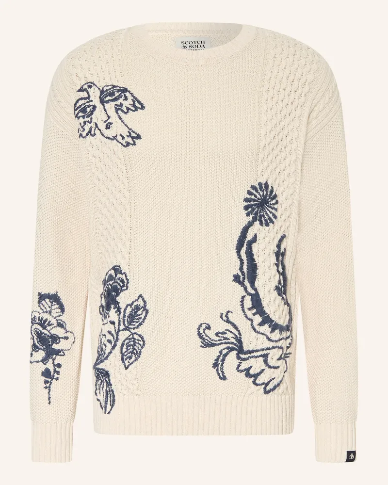Scotch&Soda Pullover weiss Creme