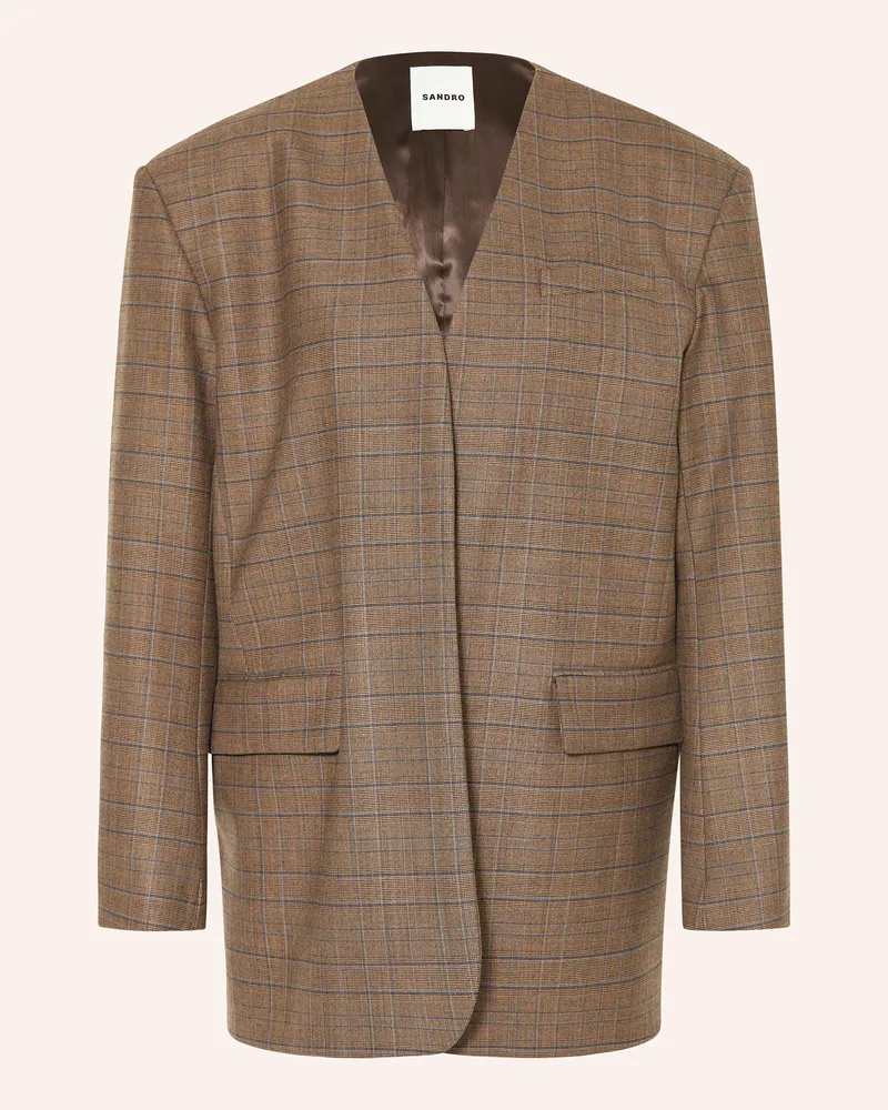Sandro Blazer Hellbraun