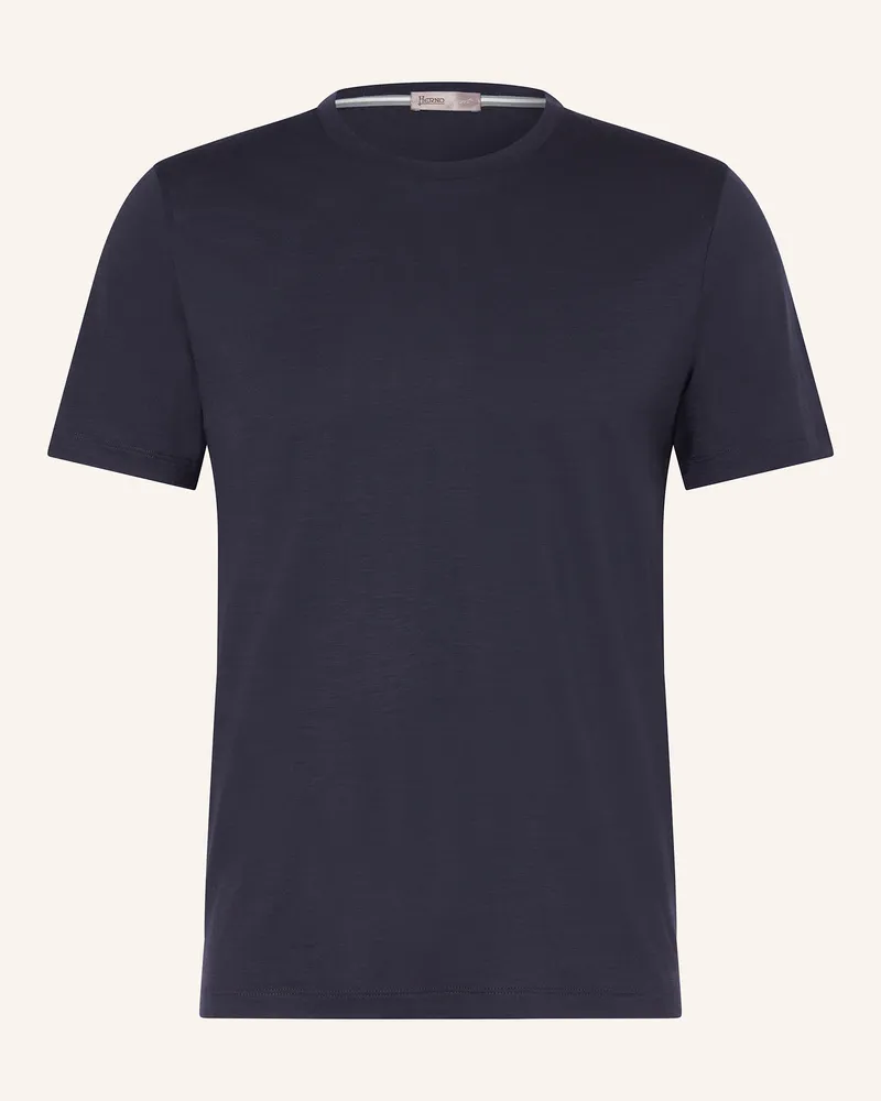 Herno T-Shirt Dunkelblau