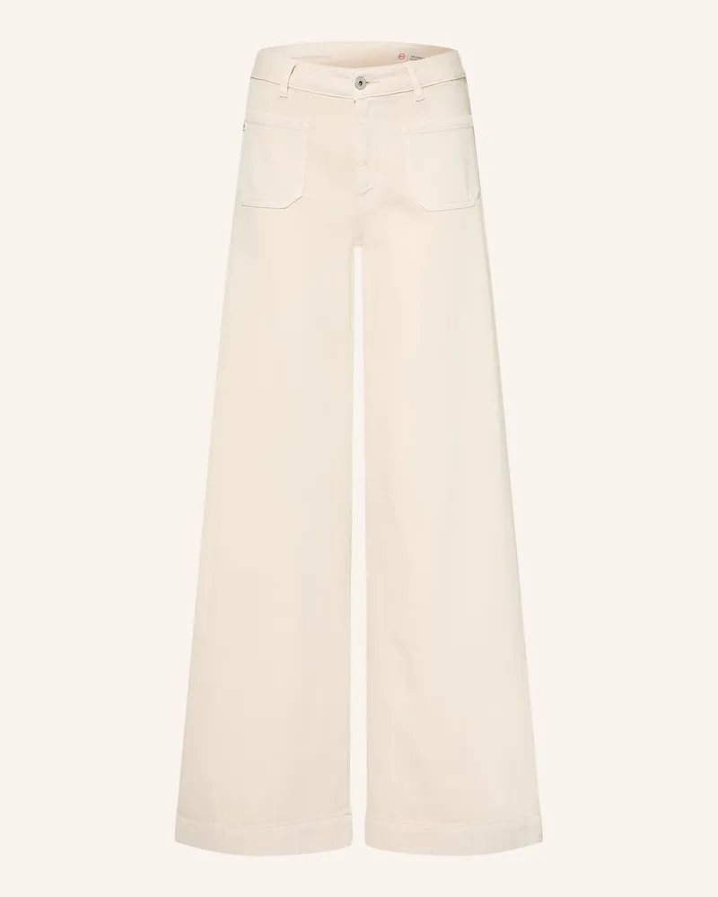Adriano Goldschmied Wide Leg Jeans Minajy beige Atwh