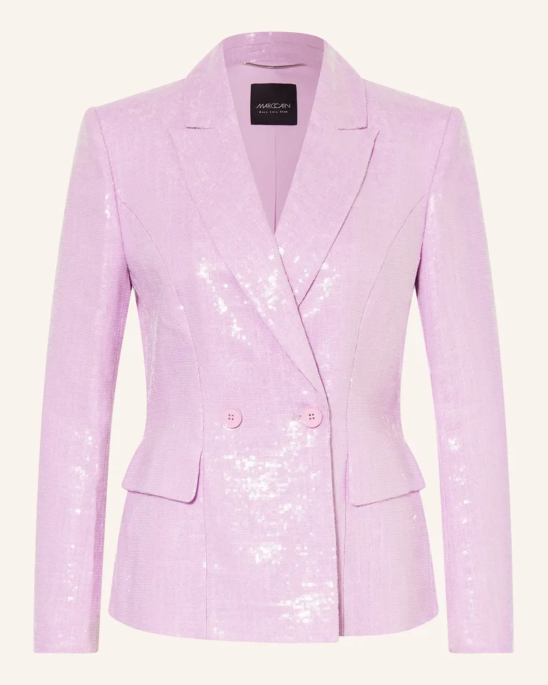 Marc Cain Blazer mit Leinen und Pailletten 707