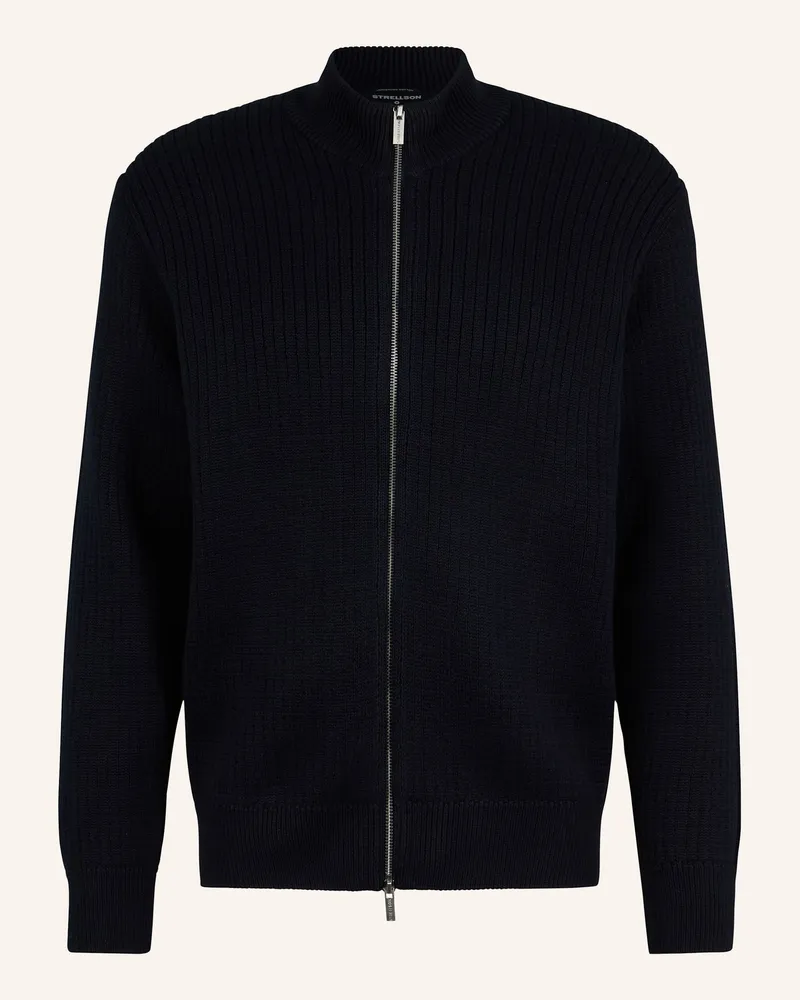 Strellson Strickjacke blau Dunkelblau