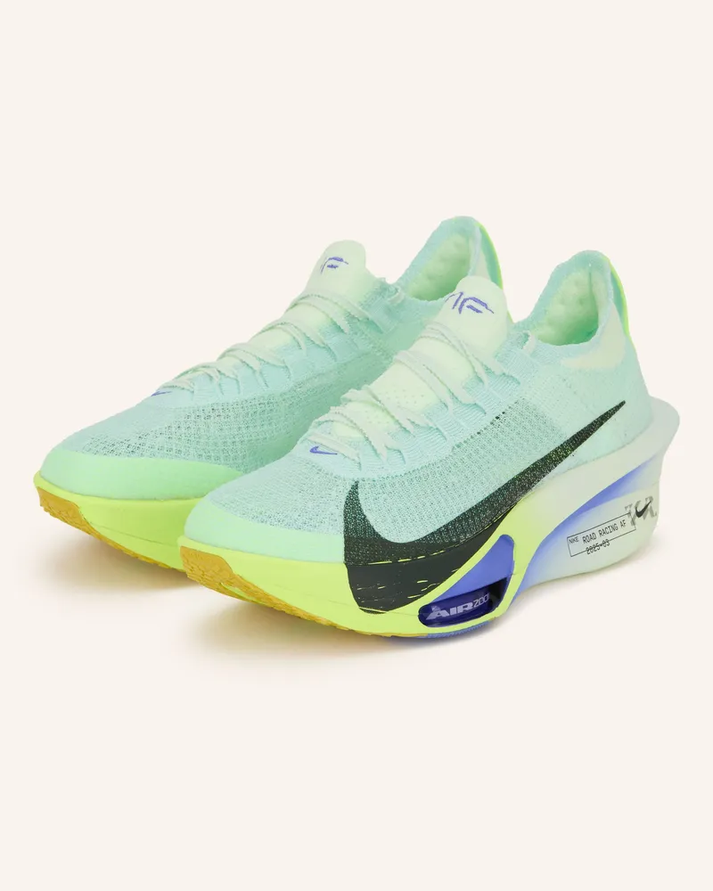 Nike Laufschuhe Air Zoom Alphafly 3 gruen Mint