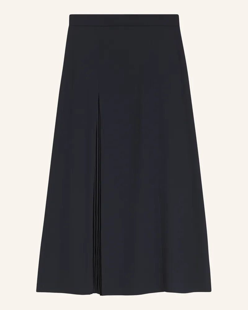 HUGO BOSS A-Linien-Rock Vateza Regular Fit blau Dunkelblau