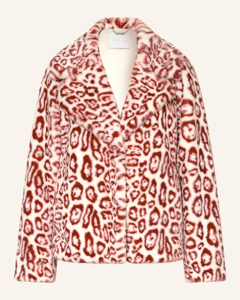 Rich&Royal Kunstfell-Jacke Weiss