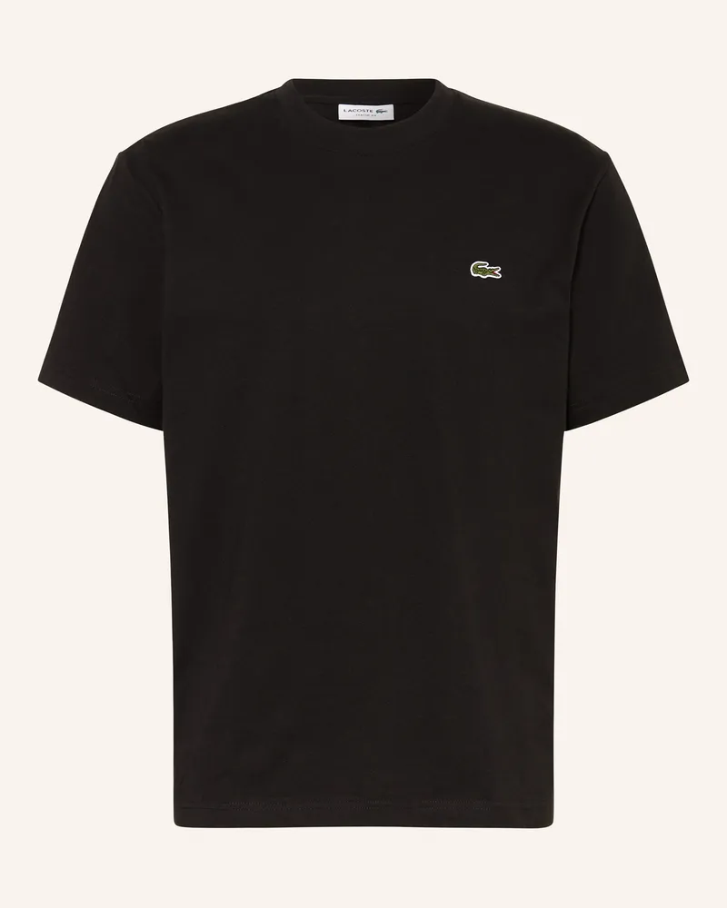 Lacoste T-Shirt schwarz Schwarz