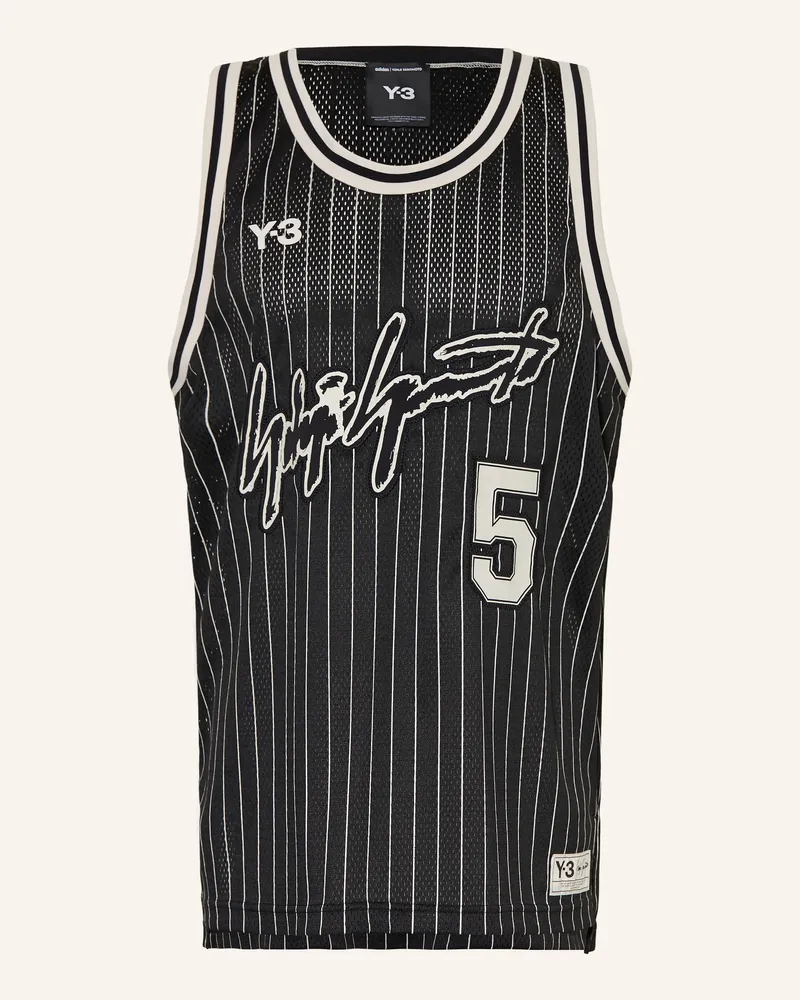 Y-3 Tanktop Anthony Edwards Aus Mesh schwarz Schwarz