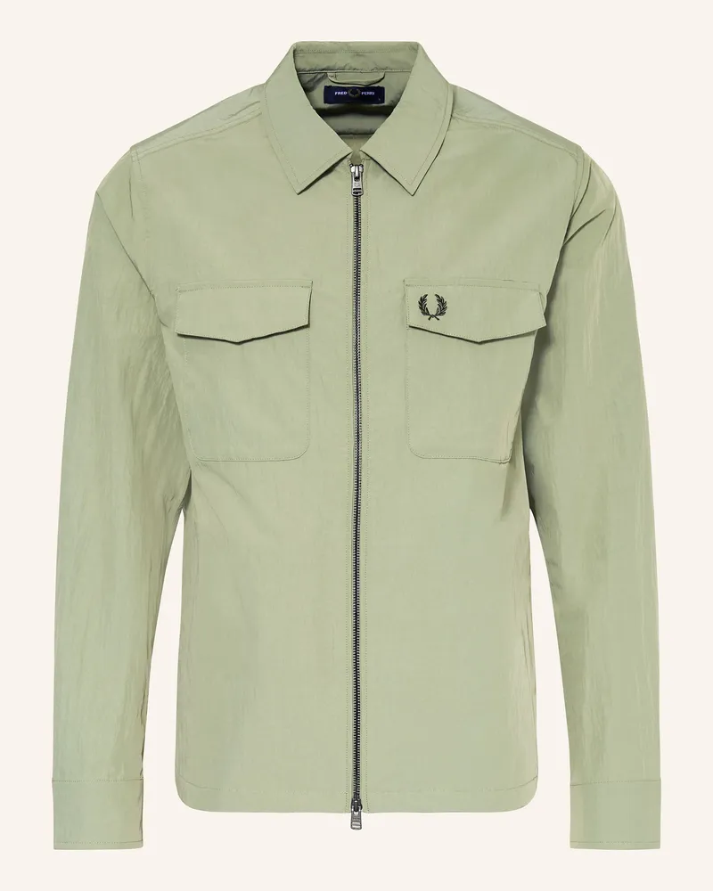 Fred Perry Overjacket Oliv