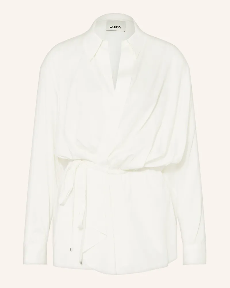 Isabel Marant Wickelbluse Keren weiss Weiss