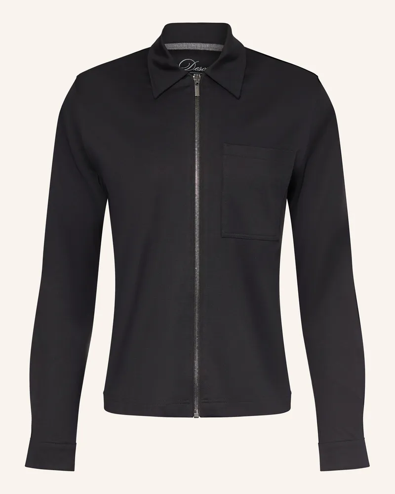 DESOTO Jersey-Overjacket Schwarz