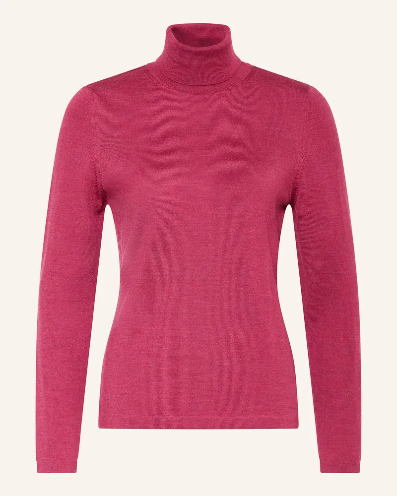 Maerz Rollkragenpullover Dunkelrot