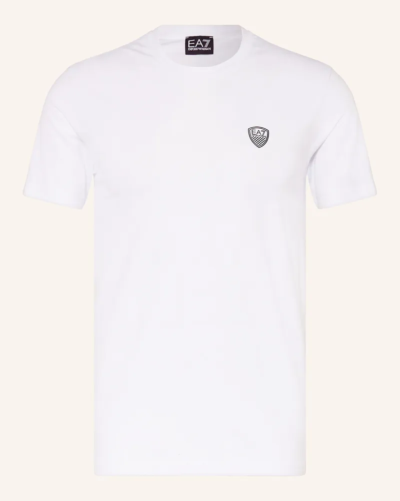 EA7 Funktionsshirt Train Premium weiss Weiss