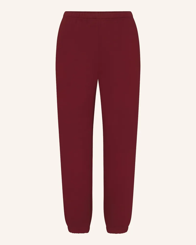 SKIMS Lounge-Sweatpants COTTON-FLEECE Merlot