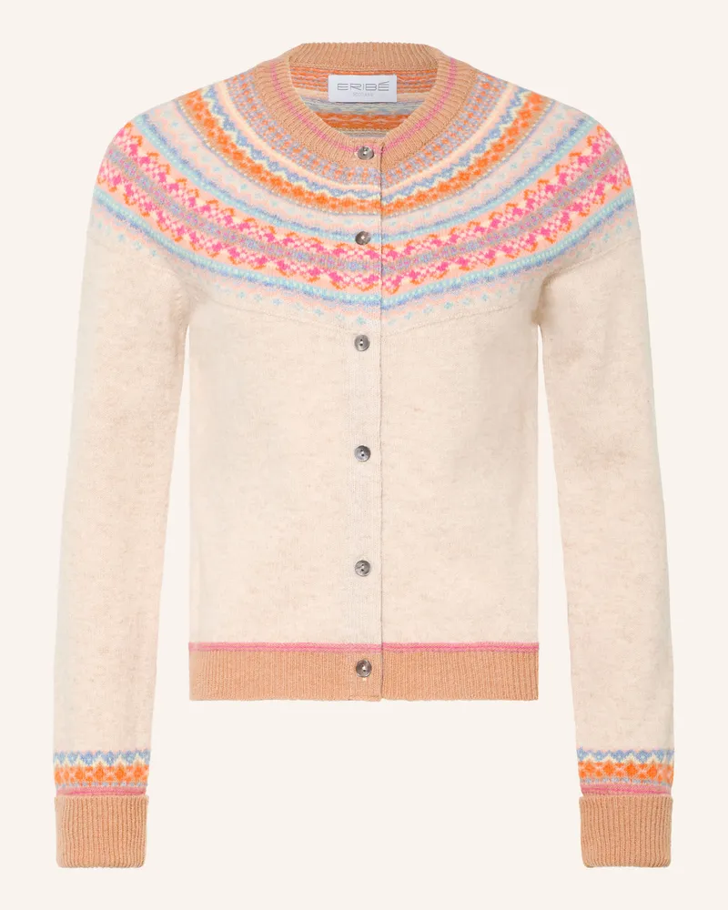 ERIBÉ Strickjacke Alpine beige Ecru