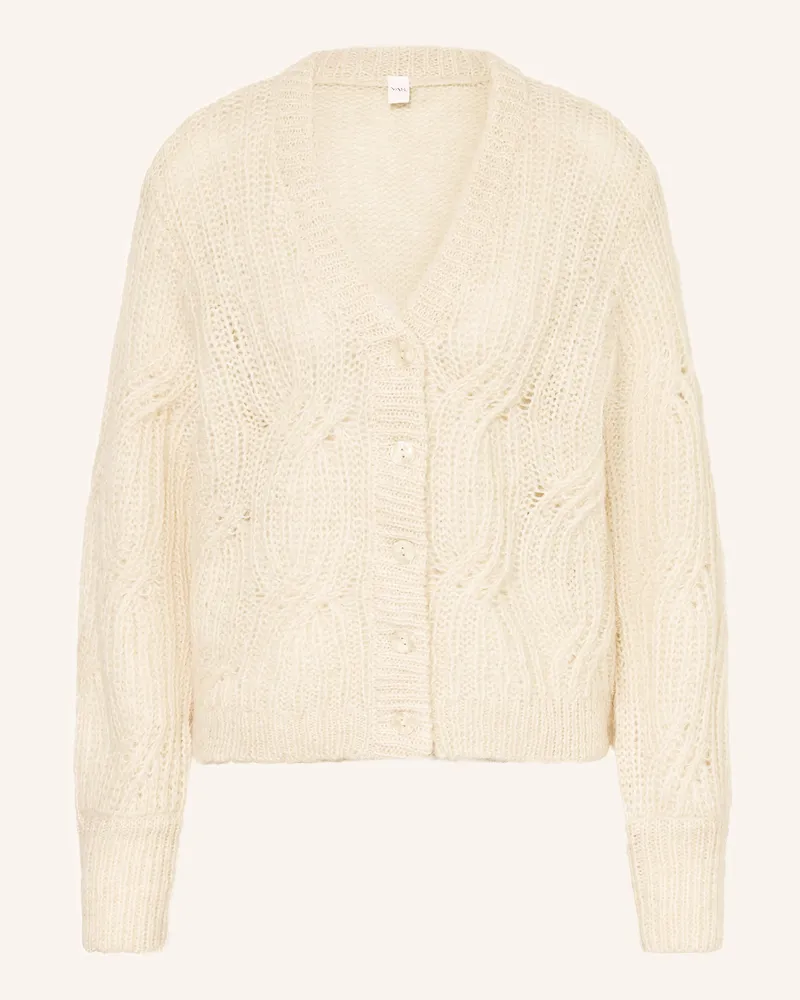 Y.A.S Strickjacke Creme