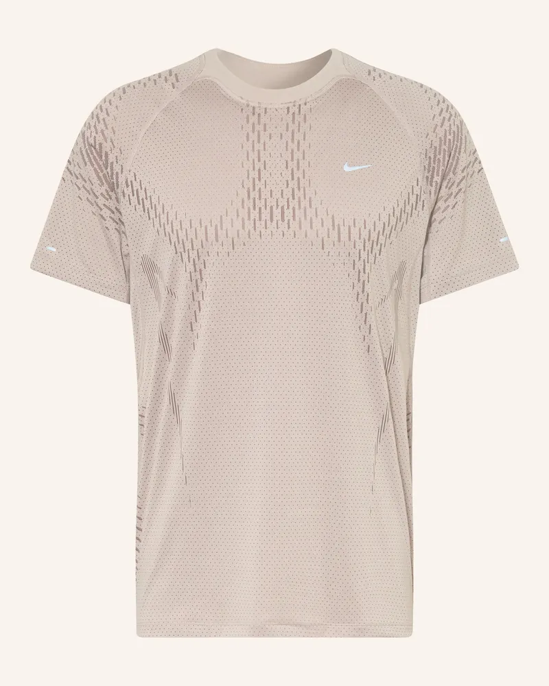Nike Laufshirt STRIDE PLUS Taupe