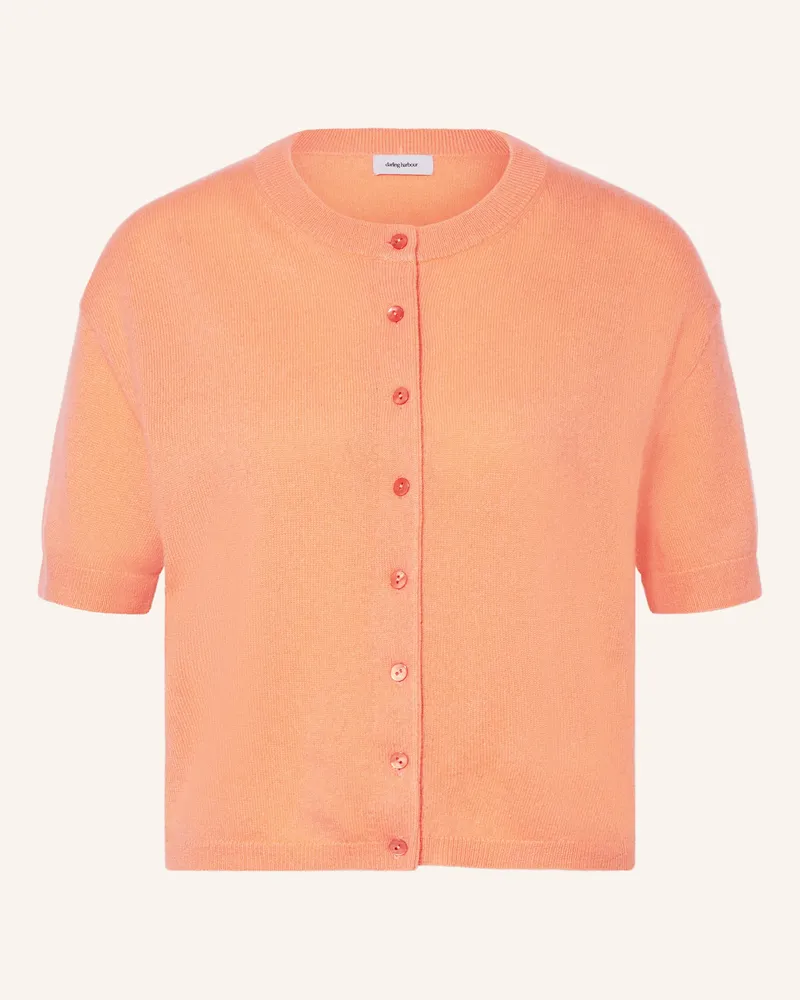 Darling Harbour Strickjacke Aus Cashmere orange Apricot